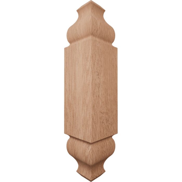 Ekena Millwork 1 1/8"W x 5 3/32"H x 1 1/8"P Americraft Solid Hardwood Stain Grade Universal Baseboard Outside Corner Block for Chair Rail Profiles up to 2 9/16"H x 1 1/8"P - Image 37