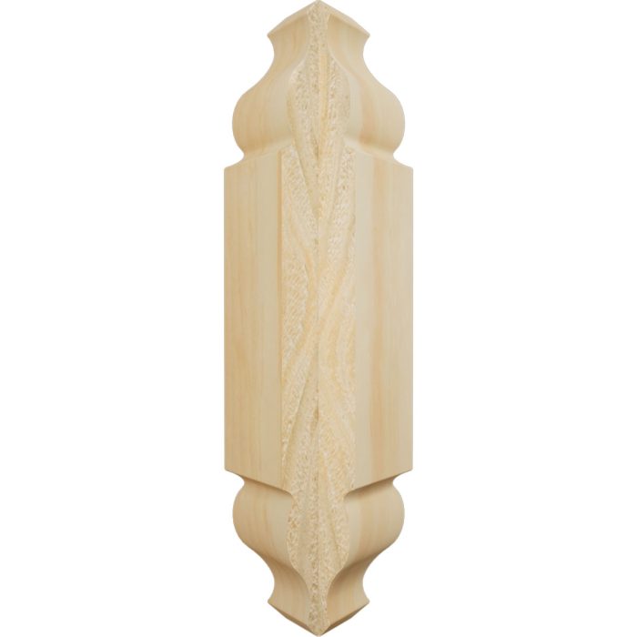 Ekena Millwork 1 1/8"W x 5 3/32"H x 1 1/8"P Americraft Solid Hardwood Stain Grade Universal Baseboard Outside Corner Block for Chair Rail Profiles up to 2 9/16"H x 1 1/8"P - Image 47