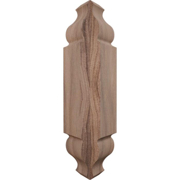 Ekena Millwork 1 1/8"W x 5 3/32"H x 1 1/8"P Americraft Solid Hardwood Stain Grade Universal Baseboard Outside Corner Block for Chair Rail Profiles up to 2 9/16"H x 1 1/8"P - Image 54