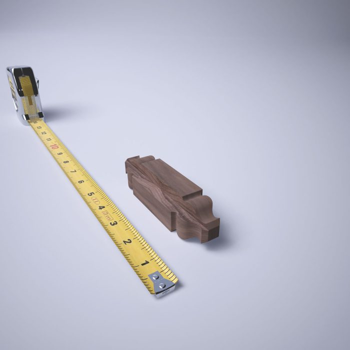 Ekena Millwork 1 1/8"W x 5 3/32"H x 1 1/8"P Americraft Solid Hardwood Stain Grade Universal Baseboard Outside Corner Block for Chair Rail Profiles up to 2 9/16"H x 1 1/8"P - Image 56