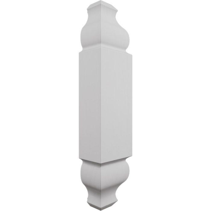 Ekena Millwork 1 1/8"W x 5 3/32"H x 1 1/8"P Americraft Solid Hardwood Stain Grade Universal Baseboard Outside Corner Block for Chair Rail Profiles up to 2 9/16"H x 1 1/8"P - Image 67