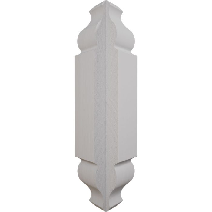 Ekena Millwork 1 1/8"W x 5 3/32"H x 1 1/8"P Americraft Solid Hardwood Stain Grade Universal Baseboard Outside Corner Block for Chair Rail Profiles up to 2 9/16"H x 1 1/8"P - Image 68