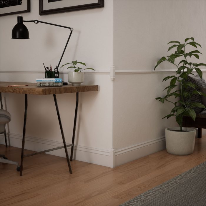 Ekena Millwork 1 1/8"W x 5 3/32"H x 1 1/8"P Americraft Solid Hardwood Stain Grade Universal Baseboard Outside Corner Block for Chair Rail Profiles up to 2 9/16"H x 1 1/8"P - Image 71