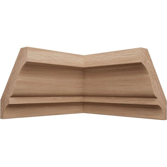 Ekena Millwork 1 5/8"P x 2 1/4"H WM52 Americraft Solid Hardwood Stain Grade TrimPro Crown Moulding Inside Corner - Image 8