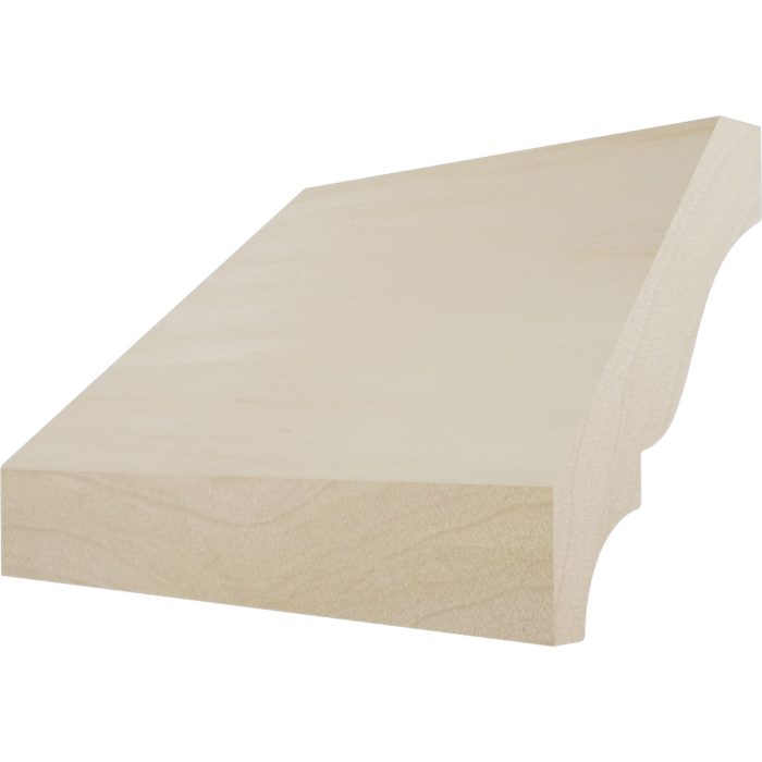Ekena Millwork 1 5/8"P x 2 1/4"H WM52 Americraft Solid Hardwood Stain Grade TrimPro Crown Moulding Inside Corner - Image 52