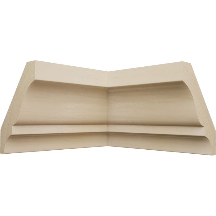 Ekena Millwork 1 5/8"P x 2 1/4"H WM52 Americraft Solid Hardwood Stain Grade TrimPro Crown Moulding Inside Corner - Image 50
