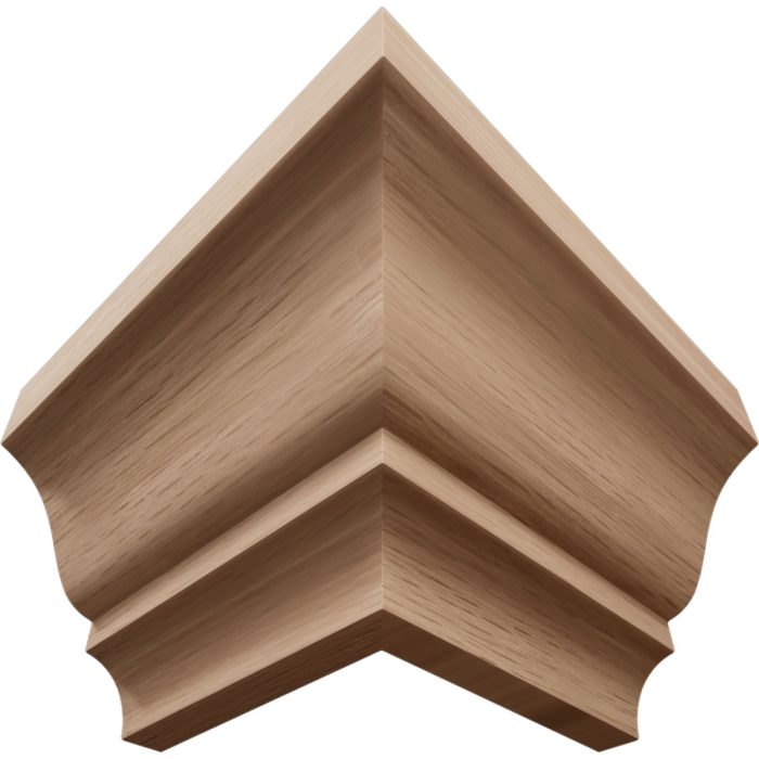 Ekena Millwork 1 5/8"P x 2 3/8"H WM52 Americraft Solid Hardwood Stain Grade MiterLink Crown Moulding Outside Corner - Image 13