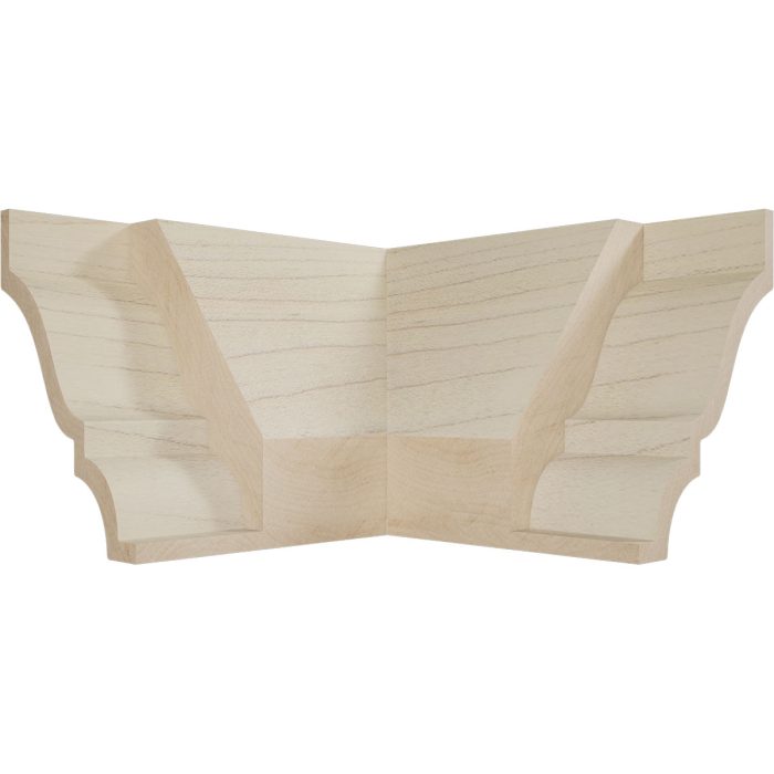 Ekena Millwork 1 5/8"P x 2 3/8"H WM52 Americraft Solid Hardwood Stain Grade MiterLink Crown Moulding Outside Corner - Image 26