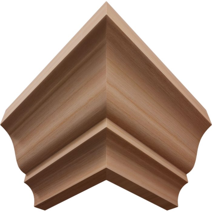 Ekena Millwork 1 5/8"P x 2 3/8"H WM52 Americraft Solid Hardwood Stain Grade MiterLink Crown Moulding Outside Corner - Image 34