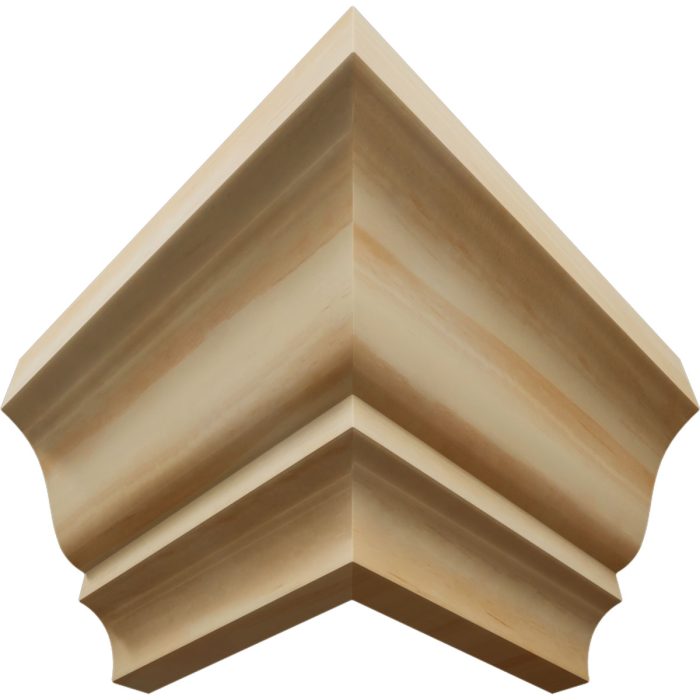 Ekena Millwork 1 5/8"P x 2 3/8"H WM52 Americraft Solid Hardwood Stain Grade MiterLink Crown Moulding Outside Corner - Image 48