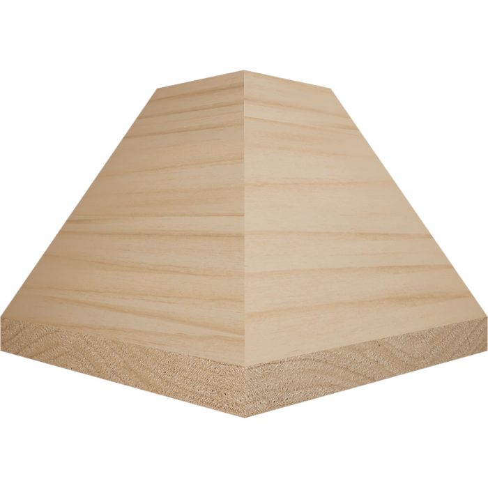 Ekena Millwork 2 5/8"P x 3 3/8"H WM48 Americraft Solid Hardwood Stain Grade TrimPro Crown Moulding Inside Corner - Image 5