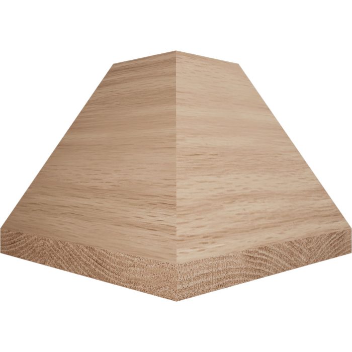 Ekena Millwork 2 5/8"P x 3 3/8"H WM48 Americraft Solid Hardwood Stain Grade TrimPro Crown Moulding Inside Corner - Image 11