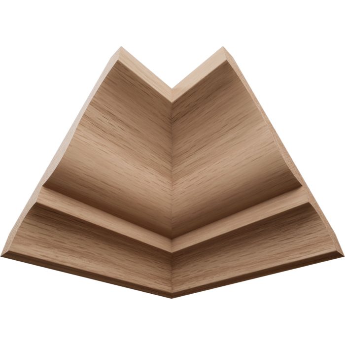 Ekena Millwork 2 5/8"P x 3 3/8"H WM48 Americraft Solid Hardwood Stain Grade TrimPro Crown Moulding Inside Corner - Image 12
