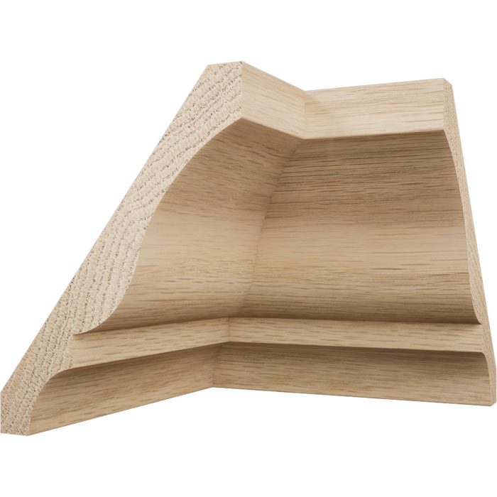 Ekena Millwork 2 5/8"P x 3 3/8"H WM48 Americraft Solid Hardwood Stain Grade TrimPro Crown Moulding Inside Corner - Image 15