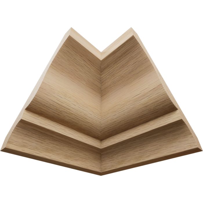 Ekena Millwork 2 5/8"P x 3 3/8"H WM48 Americraft Solid Hardwood Stain Grade TrimPro Crown Moulding Inside Corner - Image 18