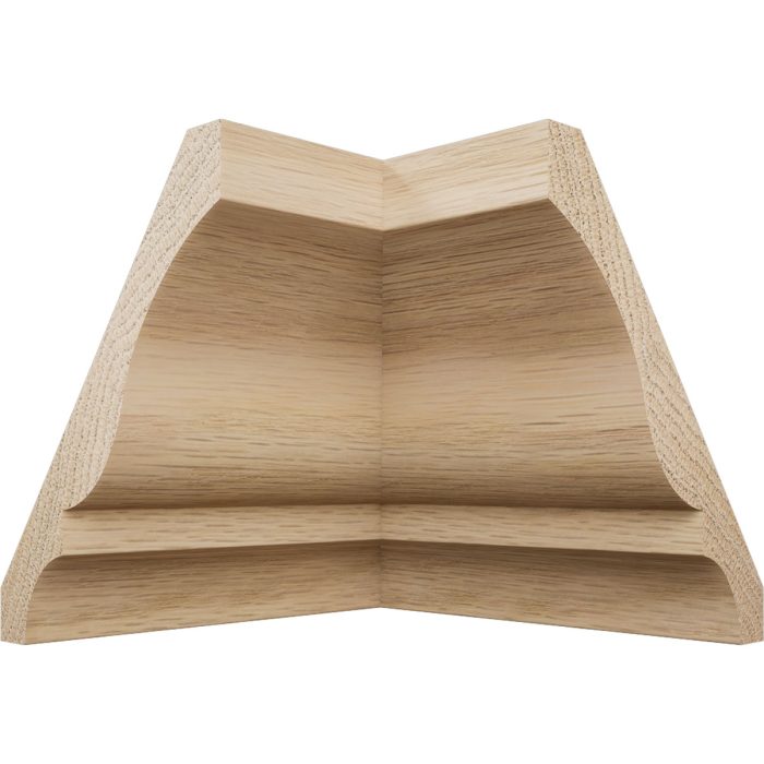 Ekena Millwork 2 5/8"P x 3 3/8"H WM48 Americraft Solid Hardwood Stain Grade TrimPro Crown Moulding Inside Corner - Image 14