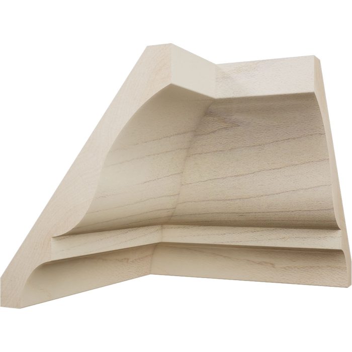 Ekena Millwork 2 5/8"P x 3 3/8"H WM48 Americraft Solid Hardwood Stain Grade TrimPro Crown Moulding Inside Corner - Image 21