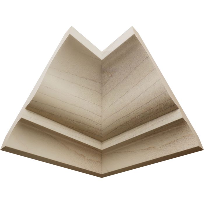 Ekena Millwork 2 5/8"P x 3 3/8"H WM48 Americraft Solid Hardwood Stain Grade TrimPro Crown Moulding Inside Corner - Image 24