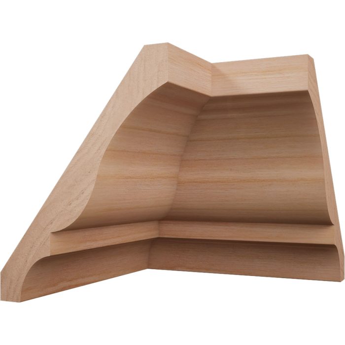 Ekena Millwork 2 5/8"P x 3 3/8"H WM48 Americraft Solid Hardwood Stain Grade TrimPro Crown Moulding Inside Corner - Image 27