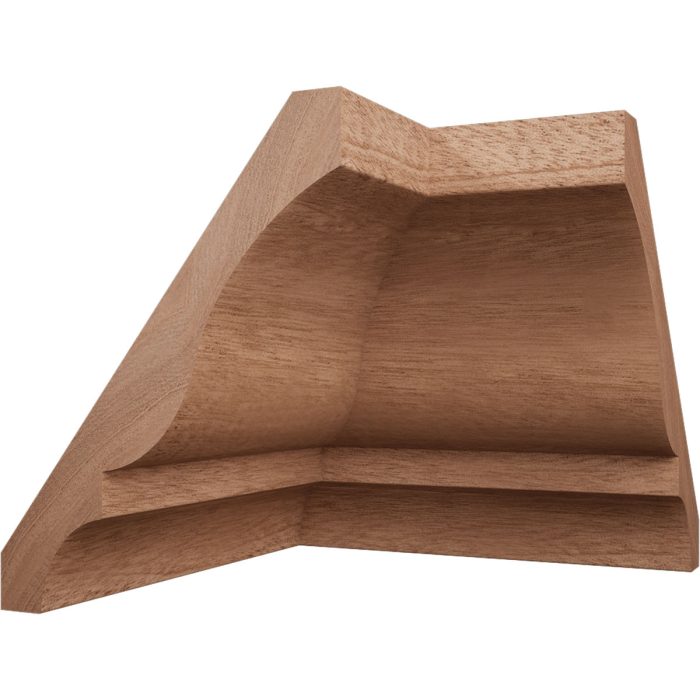 Ekena Millwork 2 5/8"P x 3 3/8"H WM48 Americraft Solid Hardwood Stain Grade TrimPro Crown Moulding Inside Corner - Image 33