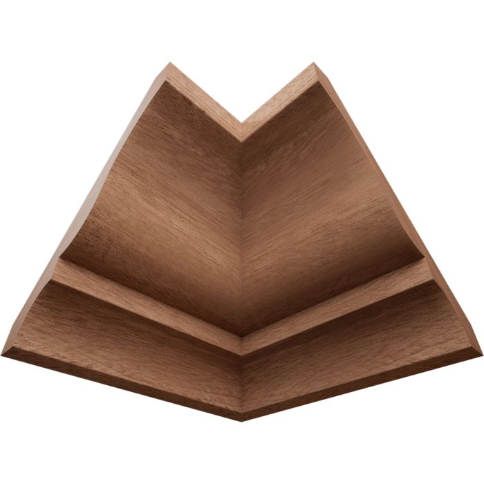 Ekena Millwork 2 5/8"P x 3 3/8"H WM48 Americraft Solid Hardwood Stain Grade TrimPro Crown Moulding Inside Corner - Image 36