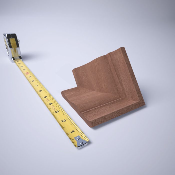 Ekena Millwork 2 5/8"P x 3 3/8"H WM48 Americraft Solid Hardwood Stain Grade TrimPro Crown Moulding Inside Corner - Image 37