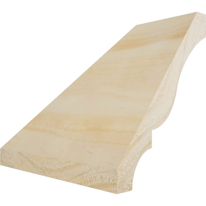 Ekena Millwork 2 5/8"P x 3 3/8"H WM48 Americraft Solid Hardwood Stain Grade TrimPro Crown Moulding Inside Corner - Image 40