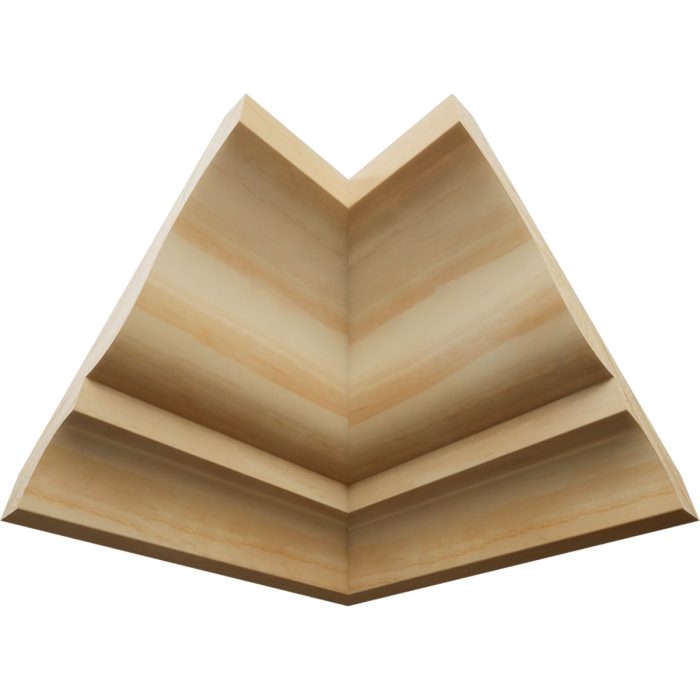 Ekena Millwork 2 5/8"P x 3 3/8"H WM48 Americraft Solid Hardwood Stain Grade TrimPro Crown Moulding Inside Corner - Image 42