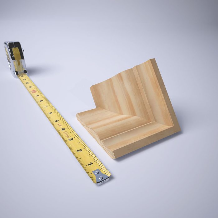 Ekena Millwork 2 5/8"P x 3 3/8"H WM48 Americraft Solid Hardwood Stain Grade TrimPro Crown Moulding Inside Corner - Image 43