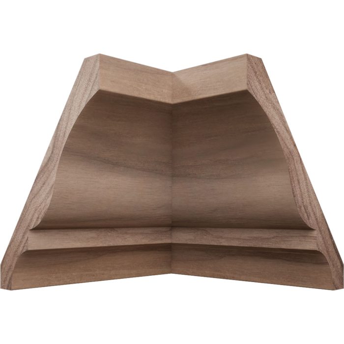 Ekena Millwork 2 5/8"P x 3 3/8"H WM48 Americraft Solid Hardwood Stain Grade TrimPro Crown Moulding Inside Corner - Image 44