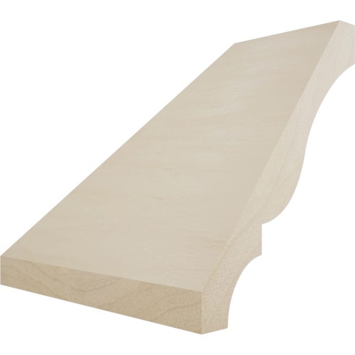 Ekena Millwork 2 5/8"P x 3 3/8"H WM48 Americraft Solid Hardwood Stain Grade TrimPro Crown Moulding Inside Corner - Image 52