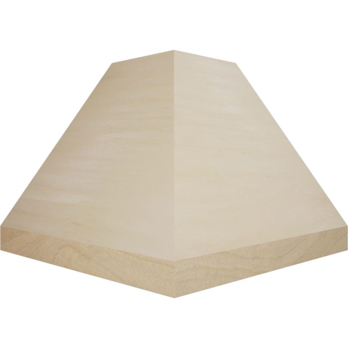 Ekena Millwork 2 5/8"P x 3 3/8"H WM48 Americraft Solid Hardwood Stain Grade TrimPro Crown Moulding Inside Corner - Image 53