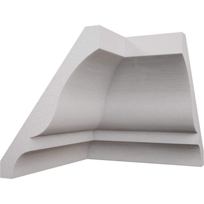 Ekena Millwork 2 5/8"P x 3 3/8"H WM48 Americraft Solid Hardwood Stain Grade TrimPro Crown Moulding Inside Corner - Image 57