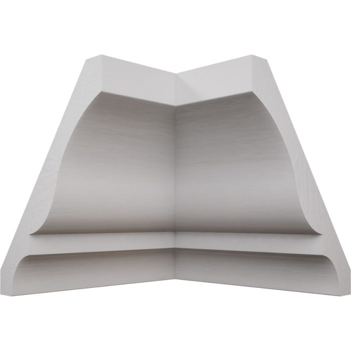 Ekena Millwork 2 5/8"P x 3 3/8"H WM48 Americraft Solid Hardwood Stain Grade TrimPro Crown Moulding Inside Corner - Image 56