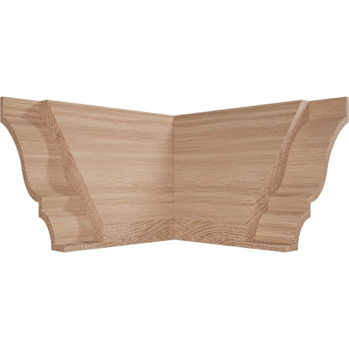 Ekena Millwork 2 13/16"P x 3 1/2"H WM48 Americraft Solid Hardwood Stain Grade MiterLink Crown Moulding Outside Corner - Image 12