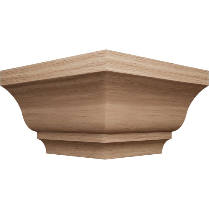 Ekena Millwork 2 13/16"P x 3 1/2"H WM48 Americraft Solid Hardwood Stain Grade MiterLink Crown Moulding Outside Corner - Image 9