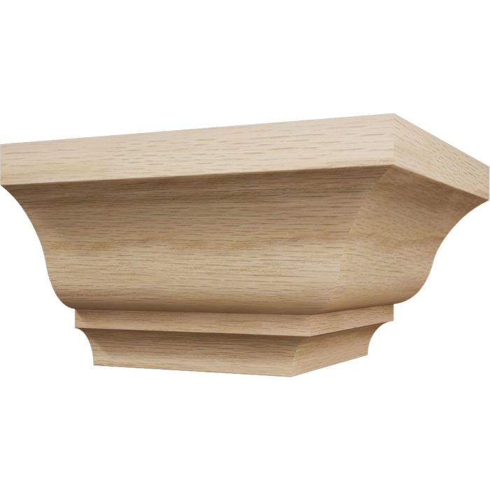 Ekena Millwork 2 13/16"P x 3 1/2"H WM48 Americraft Solid Hardwood Stain Grade MiterLink Crown Moulding Outside Corner - Image 17