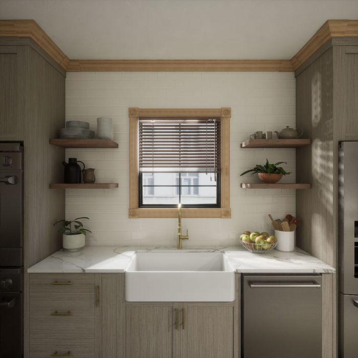 Ekena Millwork 2 13/16"P x 3 1/2"H WM48 Americraft Solid Hardwood Stain Grade MiterLink Crown Moulding Outside Corner - Image 22