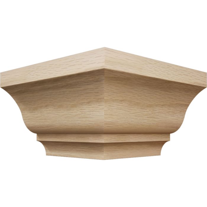 Ekena Millwork 2 13/16"P x 3 1/2"H WM48 Americraft Solid Hardwood Stain Grade MiterLink Crown Moulding Outside Corner - Image 16