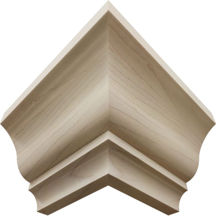 Ekena Millwork 2 13/16"P x 3 1/2"H WM48 Americraft Solid Hardwood Stain Grade MiterLink Crown Moulding Outside Corner - Image 27