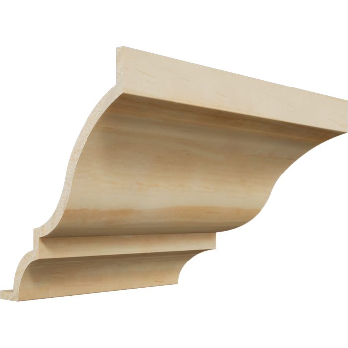 Ekena Millwork 2 13/16"P x 3 1/2"H WM48 Americraft Solid Hardwood Stain Grade MiterLink Crown Moulding Outside Corner - Image 46