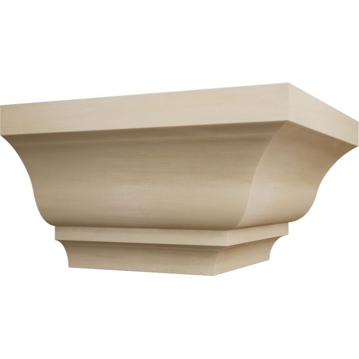 Ekena Millwork 2 13/16"P x 3 1/2"H WM48 Americraft Solid Hardwood Stain Grade MiterLink Crown Moulding Outside Corner - Image 58