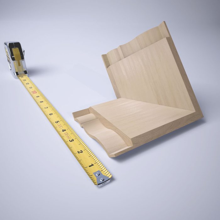 Ekena Millwork 2 13/16"P x 3 1/2"H WM48 Americraft Solid Hardwood Stain Grade MiterLink Crown Moulding Outside Corner - Image 62