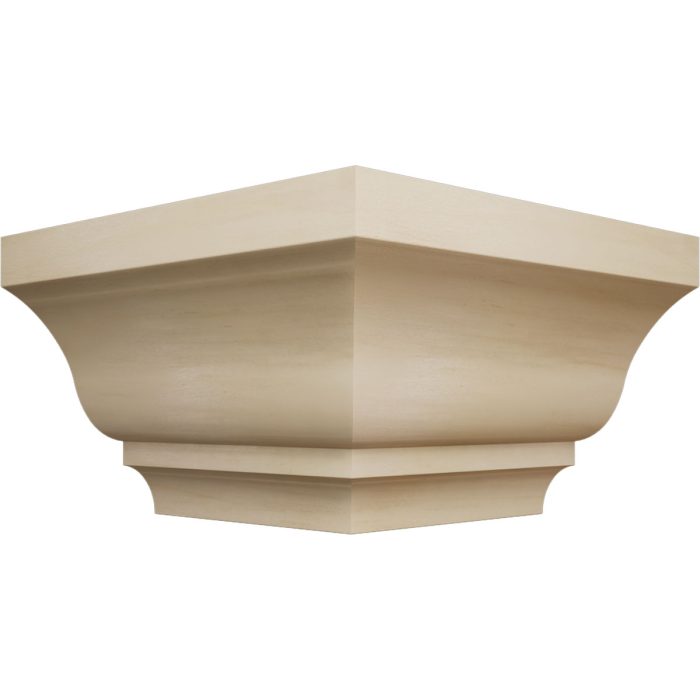Ekena Millwork 2 13/16"P x 3 1/2"H WM48 Americraft Solid Hardwood Stain Grade MiterLink Crown Moulding Outside Corner - Image 57