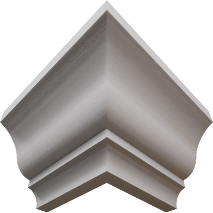 Ekena Millwork 2 13/16"P x 3 1/2"H WM48 Americraft Solid Hardwood Stain Grade MiterLink Crown Moulding Outside Corner - Image 68