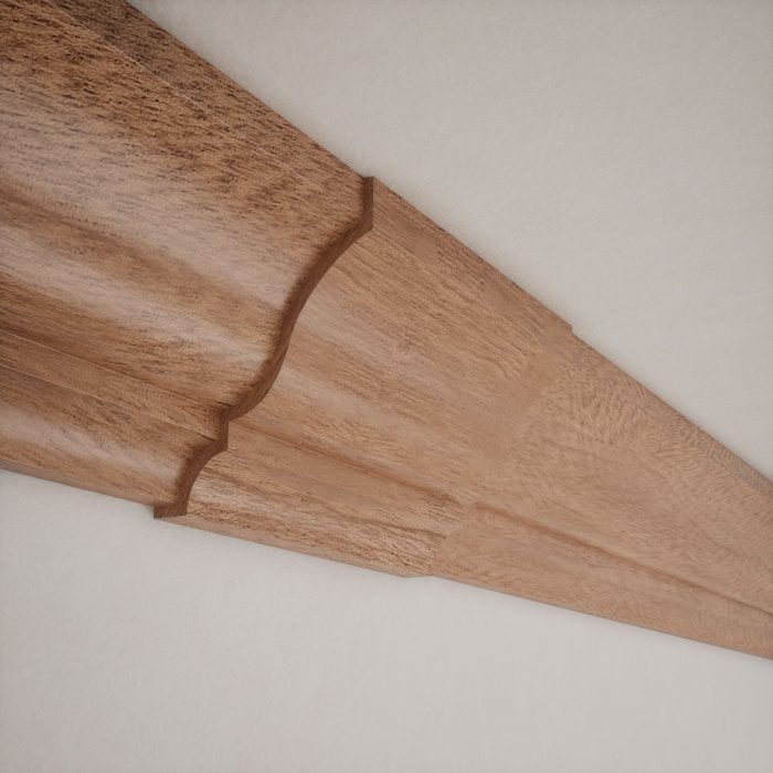 Ekena Millwork 2 13/16"P x 6"L x 3 1/2"H WM48 Americraft Solid Hardwood Stain Grade MiterLink Crown Moulding Coupler - Image 58