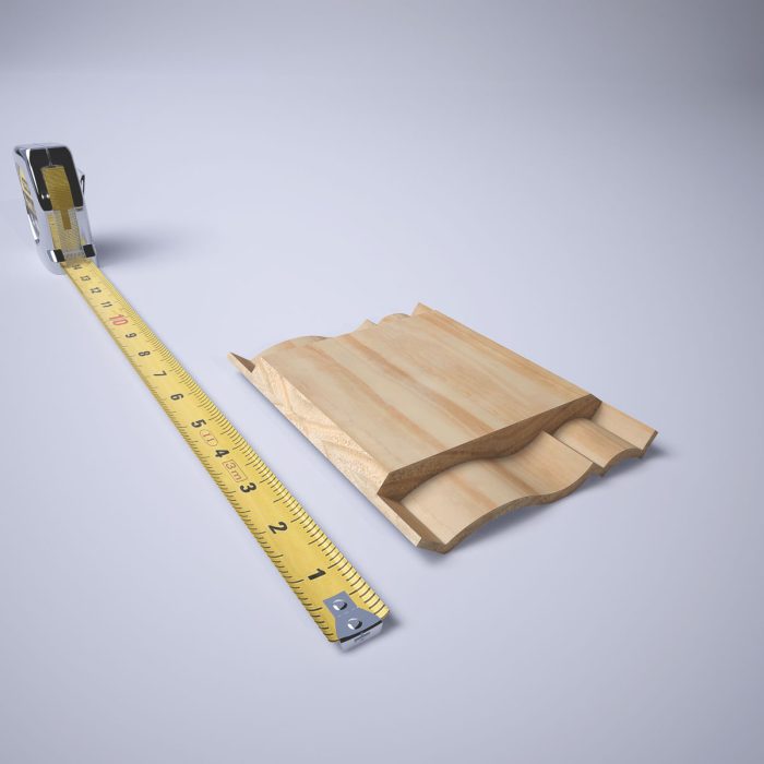 Ekena Millwork 2 13/16"P x 6"L x 3 1/2"H WM48 Americraft Solid Hardwood Stain Grade MiterLink Crown Moulding Coupler - Image 67