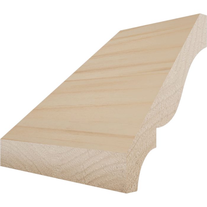 Ekena Millwork 2 1/16"P x 3"H WM49 Americraft Solid Hardwood Stain Grade TrimPro Crown Moulding Inside Corner - Image 4