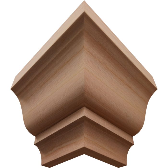 Ekena Millwork 2 1/4"P x 3 1/8"H WM49 Americraft Solid Hardwood Stain Grade MiterLink Crown Moulding Outside Corner - Image 34