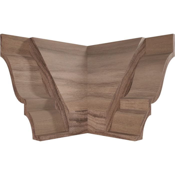 Ekena Millwork 2 1/4"P x 3 1/8"H WM49 Americraft Solid Hardwood Stain Grade MiterLink Crown Moulding Outside Corner - Image 54